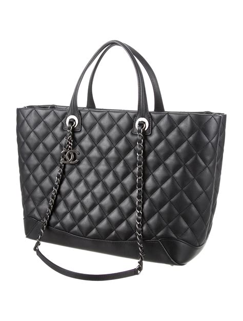 chanel large shopping bag|chanel large tote bag price.